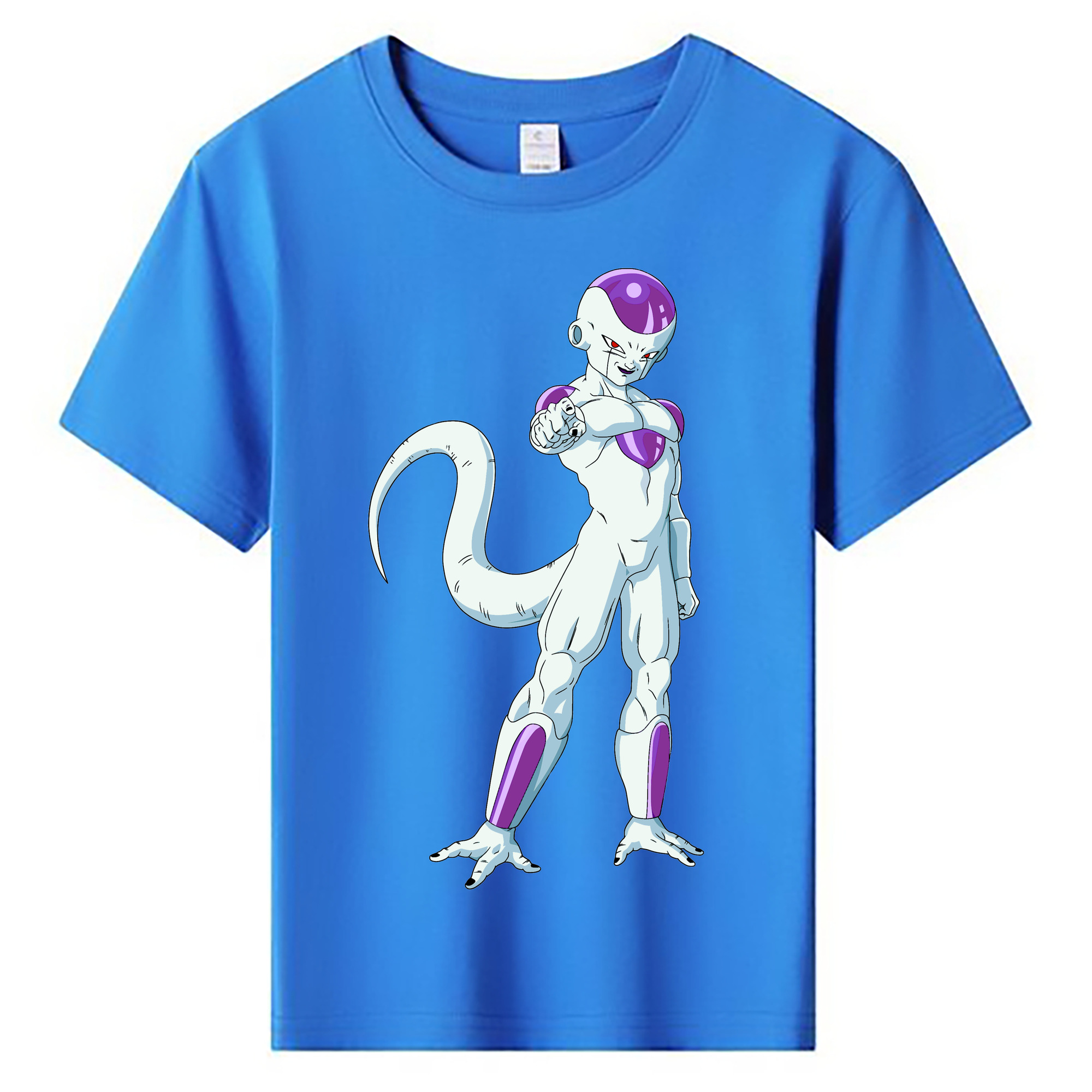 （画像用） ドラゴンボール フリーザ DRAGON BALL Frieza 綿100％キッズTシャツ（フロントプリント）